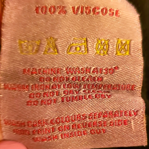 Rolling Stones Black T-shirt Silver Embellishments Vintage 100%Viscose L - Picture 7 of 8